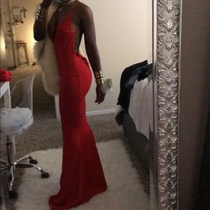 Backless Maxi gown